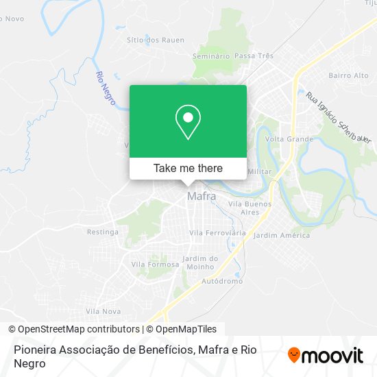 Pioneira Associação de Benefícios map