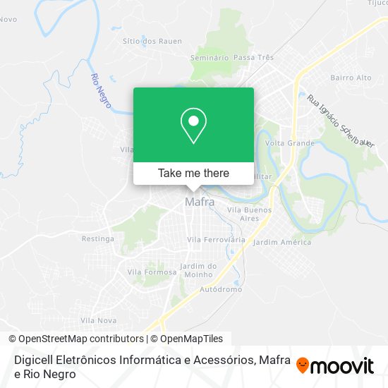 Digicell Eletrônicos Informática e Acessórios map