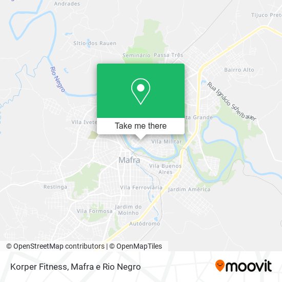 Korper Fitness map