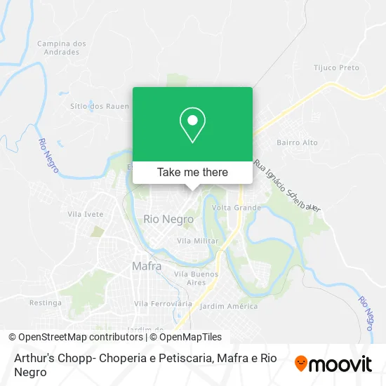 Arthur's Chopp- Choperia e Petiscaria map