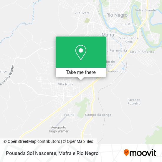 Pousada Sol Nascente map
