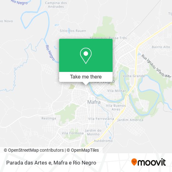 Parada das Artes e map