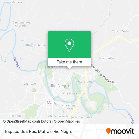 Espaco dos Pés map