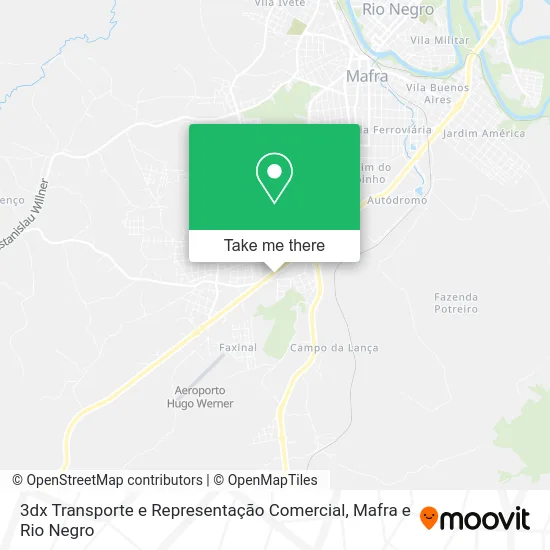 3dx Transporte e Representação Comercial map