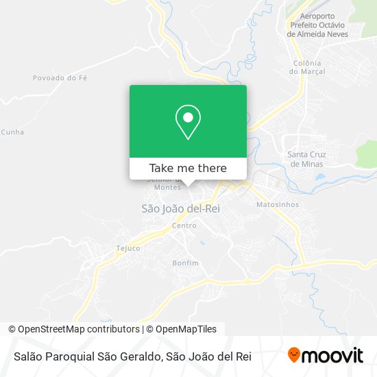 Salão Paroquial São Geraldo map