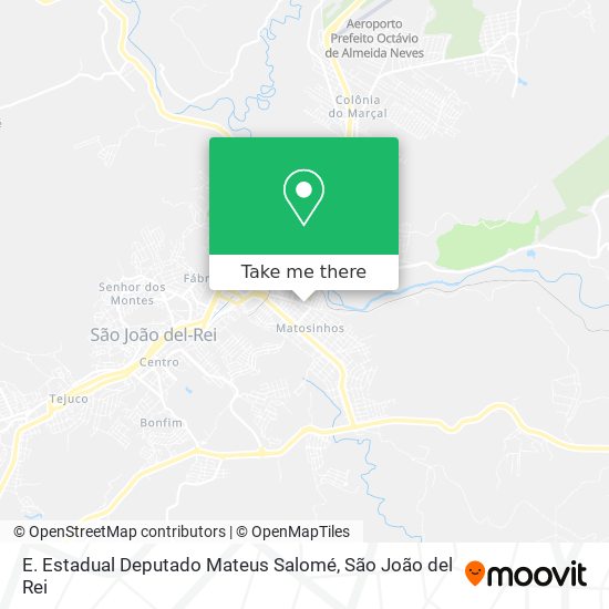 E. Estadual Deputado Mateus Salomé map