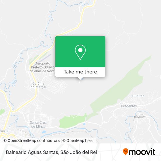 Balneário Águas Santas map