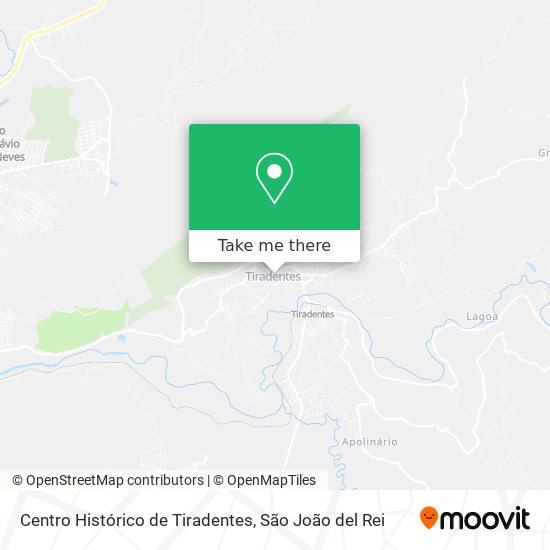 Mapa Centro Histórico de Tiradentes