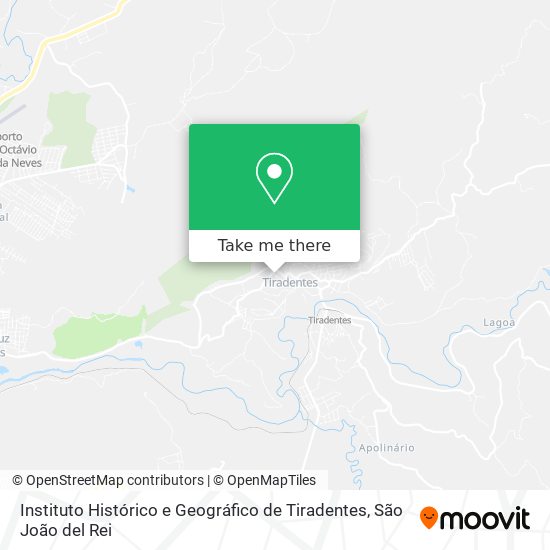 Instituto Histórico e Geográfico de Tiradentes map