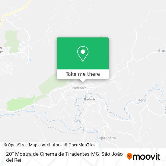 20° Mostra de Cinema de Tiradentes-MG map