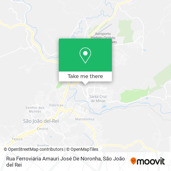 Rua Ferroviária Amauri José De Noronha map