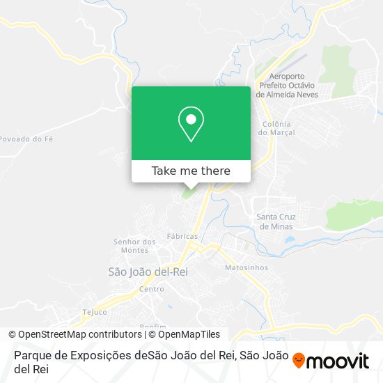 Parque de Exposições deSão João del Rei map