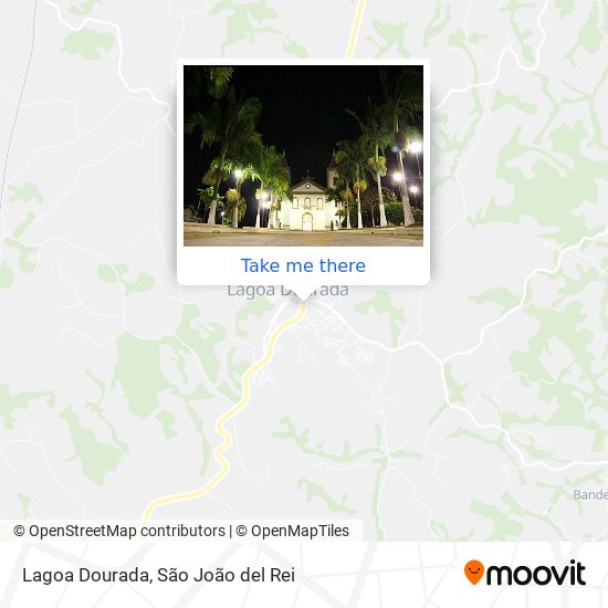 Lagoa Dourada map