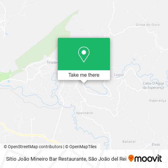Sítio João Mineiro Bar Restaurante map