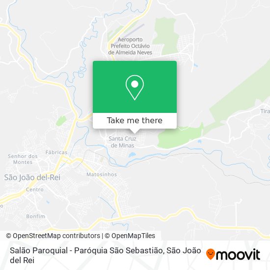 Salão Paroquial - Paróquia São Sebastião map