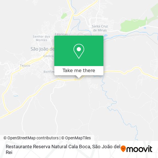 Restaurante Reserva Natural Cala Boca map