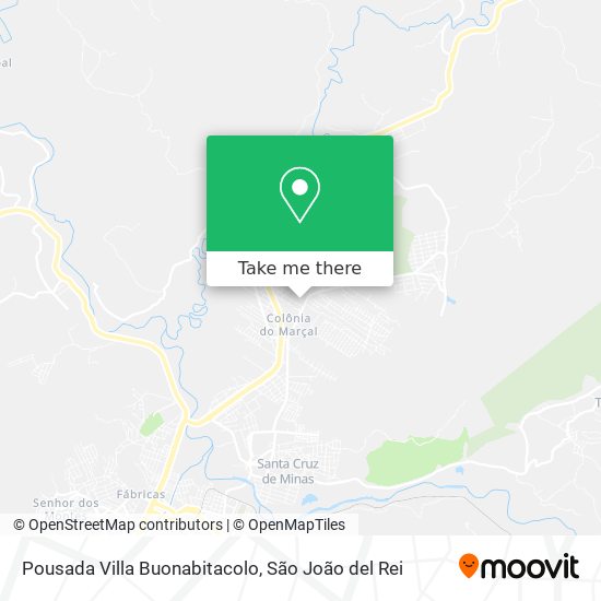 Pousada Villa Buonabitacolo map