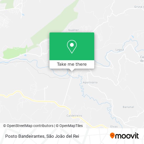 Posto Bandeirantes map