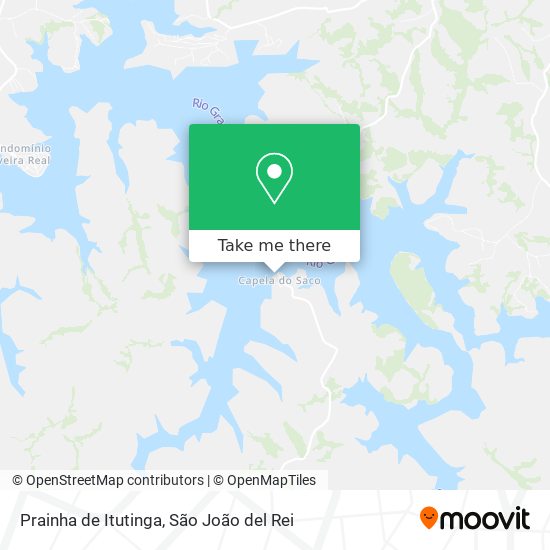 Prainha de Itutinga map