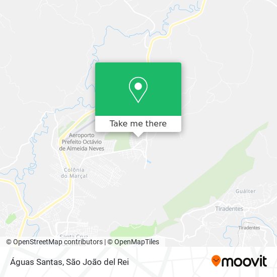 Águas Santas map