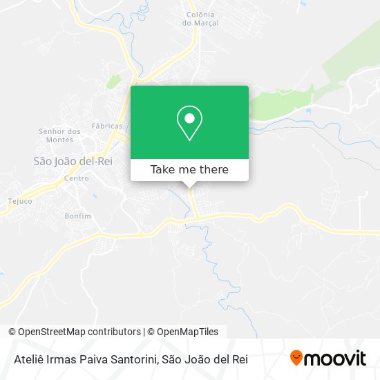Ateliê Irmas Paiva Santorini map