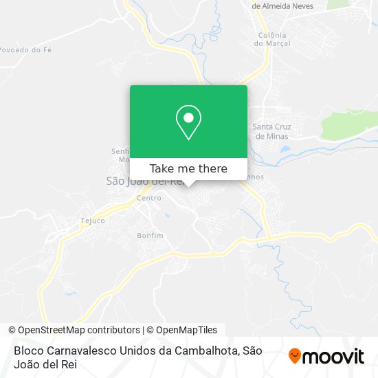 Bloco Carnavalesco Unidos da Cambalhota map