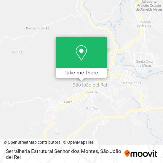 Serralheria Estrutural Senhor dos Montes map