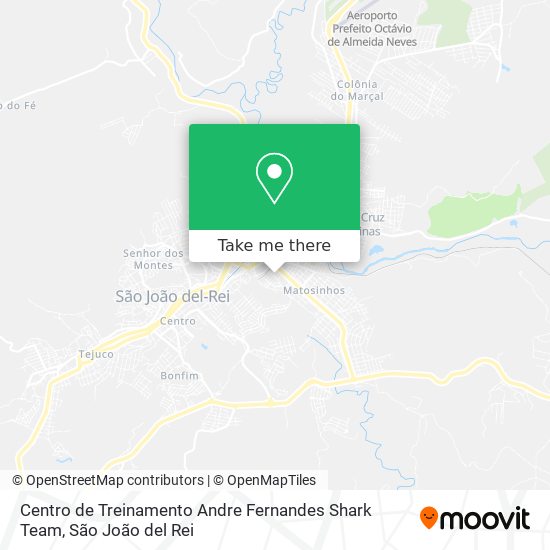 Centro de Treinamento Andre Fernandes Shark Team map