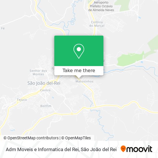 Adm Moveis e Informatica del Rei map