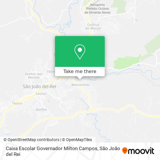 Caixa Escolar Governador Milton Campos map