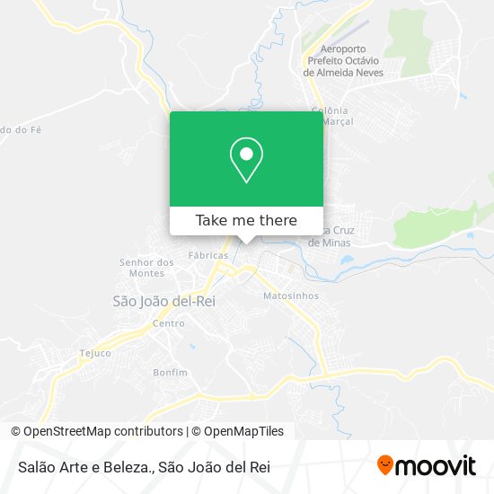 Salão Arte e Beleza. map