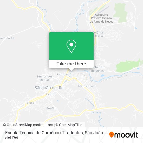 Escola Técnica de Comércio Tiradentes map