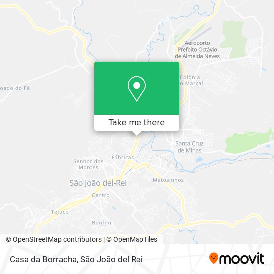Casa da Borracha map