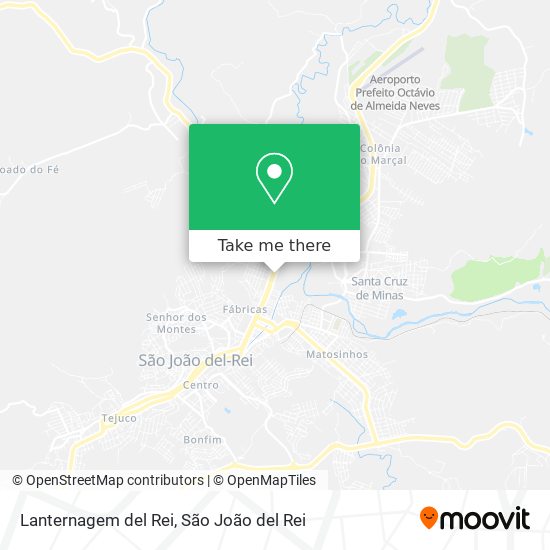 Lanternagem del Rei map