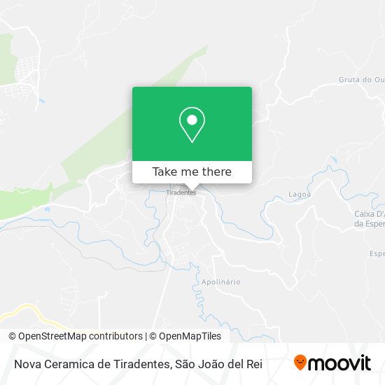 Nova Ceramica de Tiradentes map