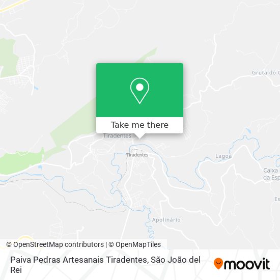 Paiva Pedras Artesanais Tiradentes map