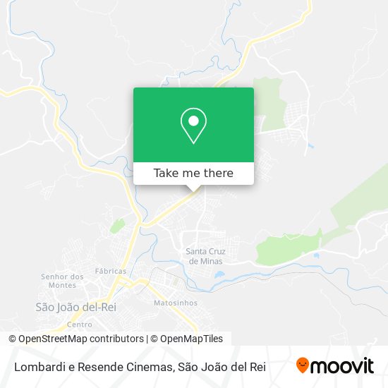 Lombardi e Resende Cinemas map