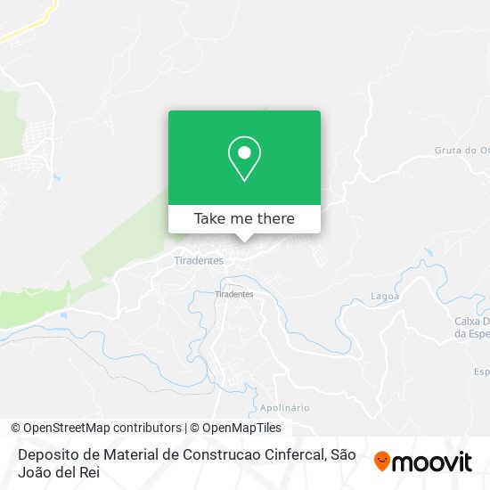 Deposito de Material de Construcao Cinfercal map