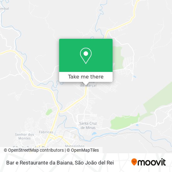 Bar e Restaurante da Baiana map