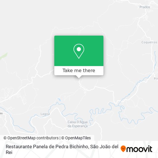 Restaurante Panela de Pedra Bichinho map