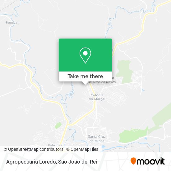 Agropecuaria Loredo map
