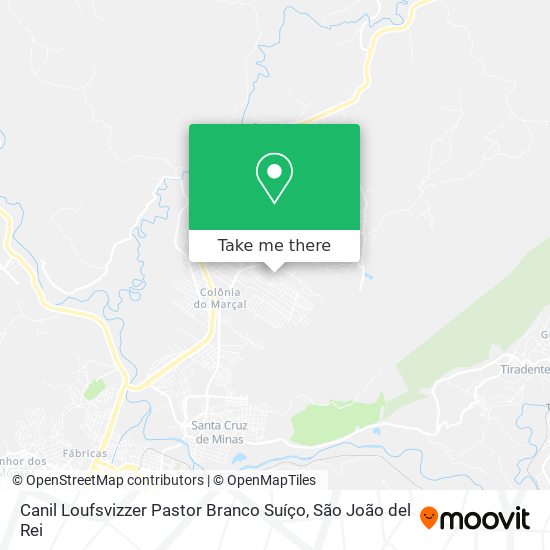Canil Loufsvizzer Pastor Branco Suíço map