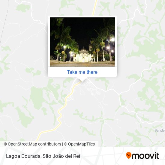 Lagoa Dourada map