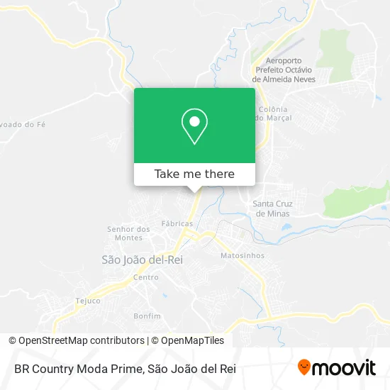 Mapa BR Country Moda Prime