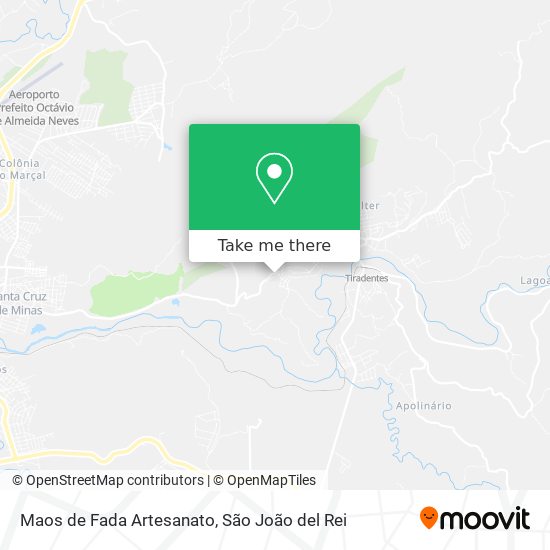 Maos de Fada Artesanato map