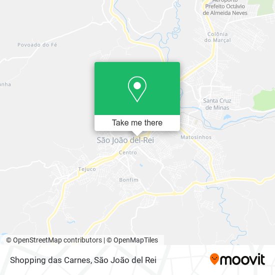 Mapa Shopping das Carnes