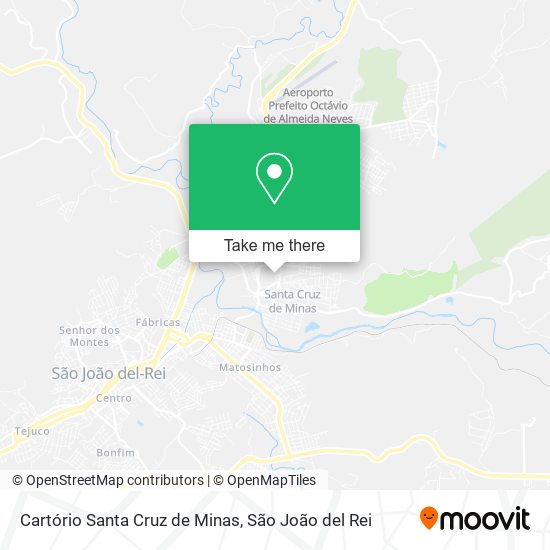 Cartório Santa Cruz de Minas map