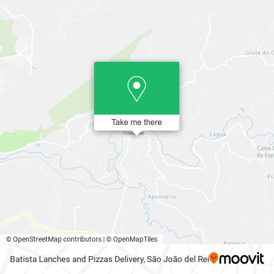 Mapa Batista Lanches and Pizzas Delivery