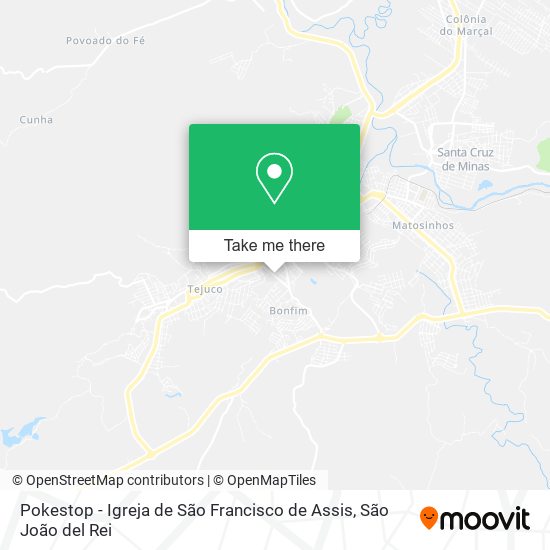 Pokestop - Igreja de São Francisco de Assis map
