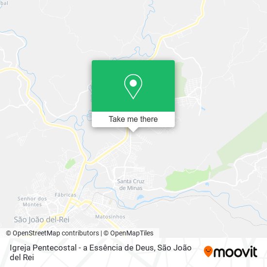 Igreja Pentecostal - a Essência de Deus map